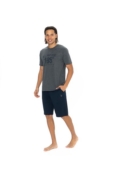 U.S. Polo Assn. Πόλο Ασν. Σετ πιτζάμες με ανδρικό σχέδιο για το σπίτι - SRK3.18X88A4D