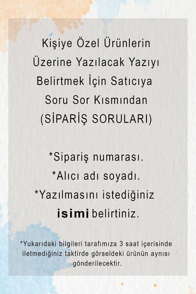 Papatya Silver 925 Ayar Gümüş Altın Kaplama Taşlı Isimli Plaka Kolye