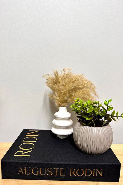 Bytwo Fabric Covered Decorative Book Box - 1 Decor Box - Book Look - Rodin