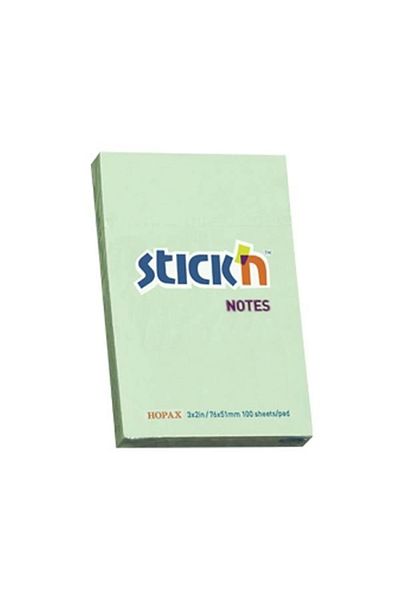 Gıpta Stickn 76x51 Pastel Green Adhesive Note Holder 100 Yp
