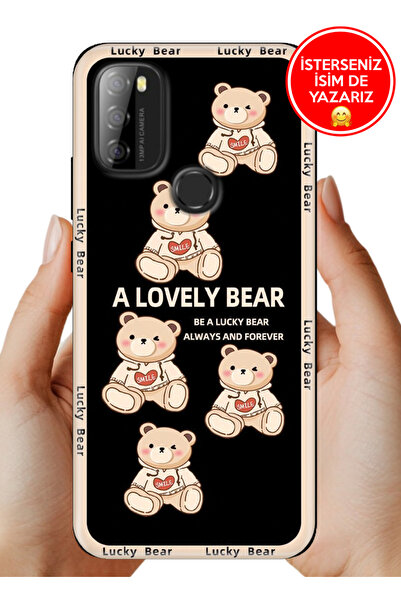 Reeder P13 Blue Max 2021 128gb Kılıf Rubber Esnek Silikon Tam Koruma Smile Bear
