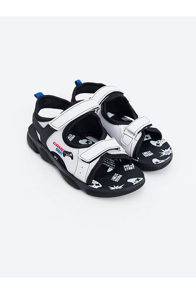 LC Waikiki Sandale pentru băieți cu velcro imprimate sezon nou - S4AV86Z4