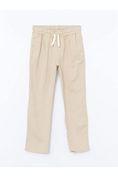 LC Waikiki LCW Elastic Waist Linen Blended Boy's Trousers