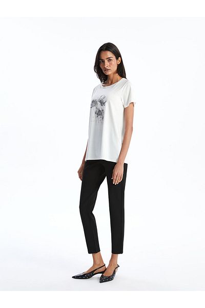 LC Waikiki Crew Neck Printed Women's T-Shirt