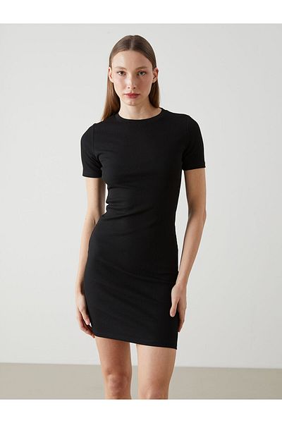 LC Waikiki Rochie bodycon pentru femei New Season Crew Neck - S5HS33Z8