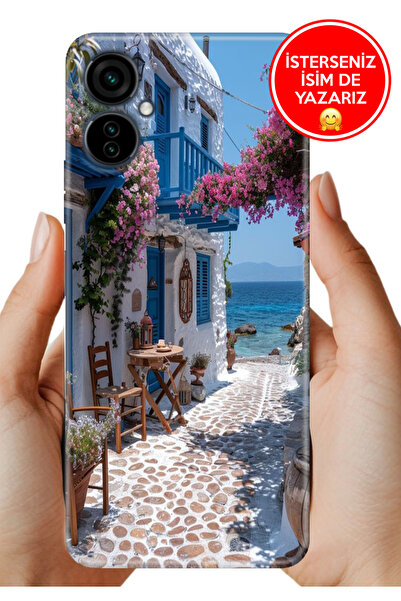 TECNO Camon 19 Neo Kılıf Trend Desenli Esnek Kapak Bodrumda Aşk
