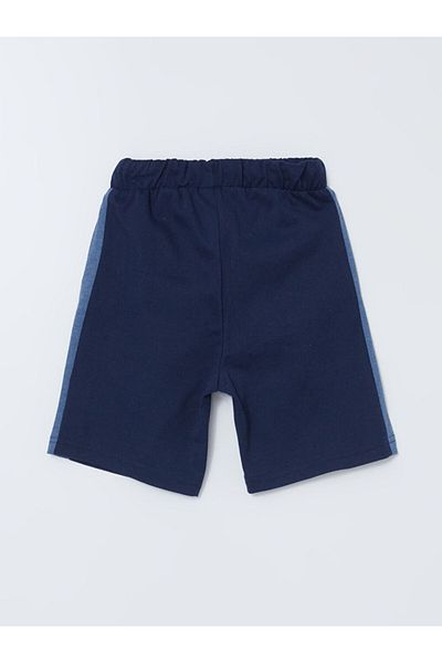 LC Waikiki Lcw Eco Navy Blue Elastic Waist Boys' Shorts