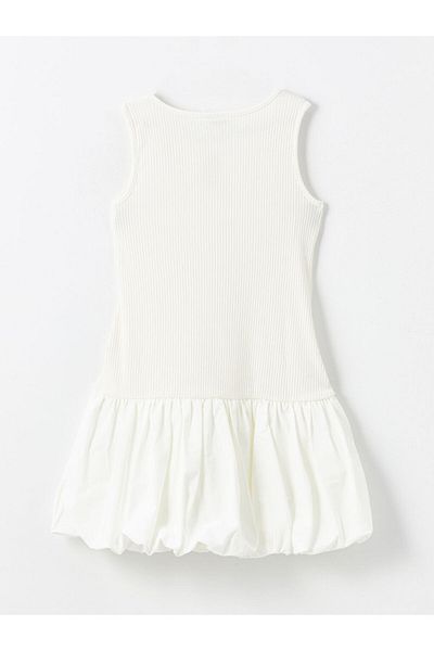 LC Waikiki New Season Crew Neck Girls' Dress - S4Ny46Z4