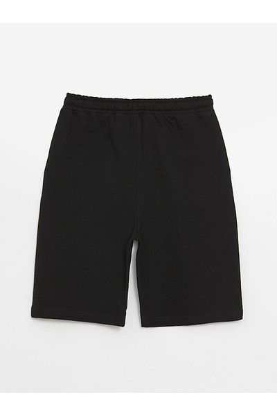 LC Waikiki Beşiktaş Printed Boys' Shorts with Elastic Waist