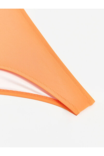 LC Waikiki Πορτοκαλί γυναικείο επίπεδο μπικίνι με προστασία από την υπεριώδη ακτινοβολία