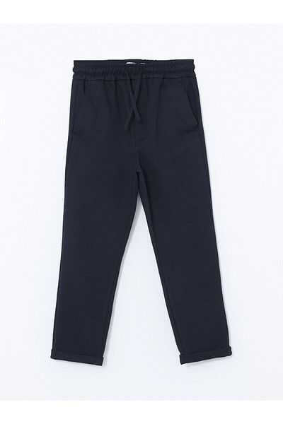 LC Waikiki Navy Blue Elastic Waist Boy's Trousers