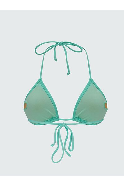 LC Waikiki Lcw Women's Halter Neck Solid Bikini Top Fast Fashion