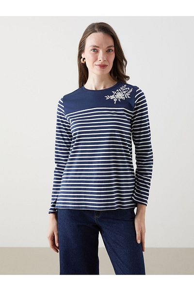 LC Waikiki Crew Neck Floral Women's Blouse