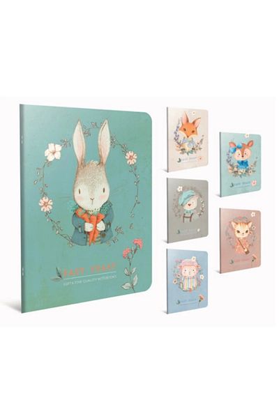 Gıpta Easy Notes Wire Stitched Cardboard Cover Notebook A4 80ypStriped