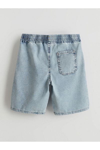 LC Waikiki Elastic Waist Boy Jean Shorts