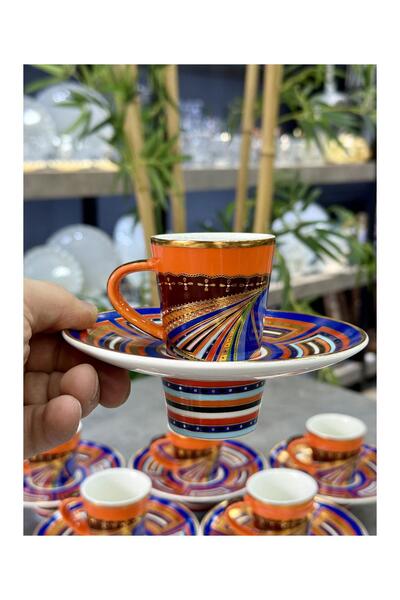 ACAR Dream Seri Lüx Ranger Porselen 6 Lı Fincan Takımı