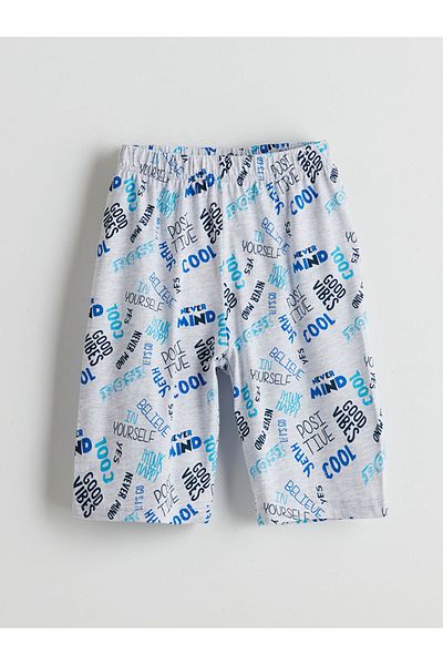 LC Waikiki Elastic Waist Boys' Pajama Shorts 2 Pack