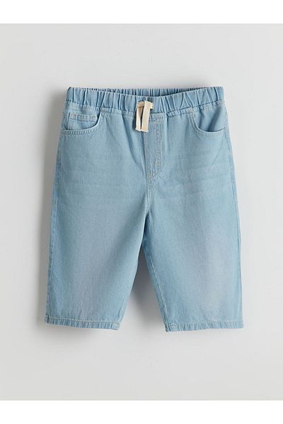 LC Waikiki New Season Elastic Waist Boy's Jean Shorts - S5Be93Z4