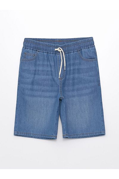 LC Waikiki Elastic Waist Boy Jean Shorts