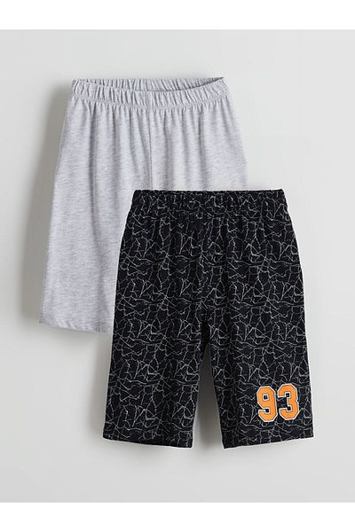 LC Waikiki Noul sezon, cu talie elastică, pijamale pentru băieți, 2 piese - S5AU02Z4