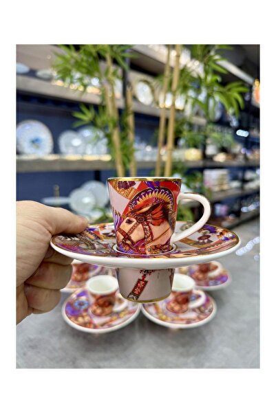 ACAR Dream Seri Lüx Whisper Porselen 6 Lı Fincan Takımı