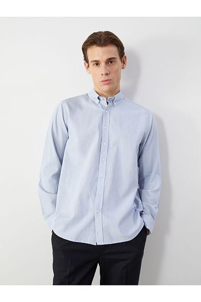 LC Waikiki Slim Fit Long Sleeve Oxford Men's Shirt