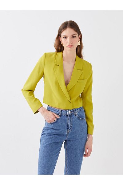 LC Waikiki Jachetă Blazer de damă din Gabardină