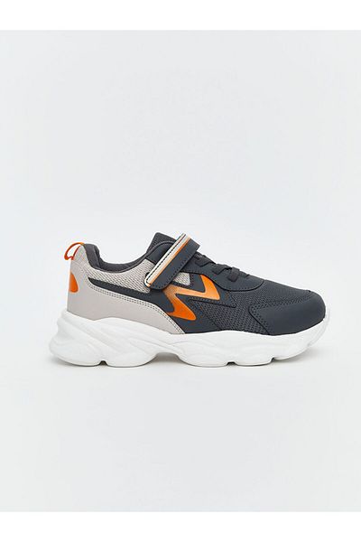 LC Waikiki Boys' Sports Shoes with Laces and Velcro