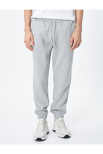 Koton Jogger Eşofman Altı Beli Bağcıklı Cep Detaylı Şardonlu