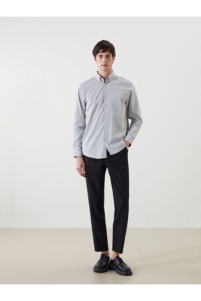 LC Waikiki Regular Fit Long Sleeve Striped Men's Shirt