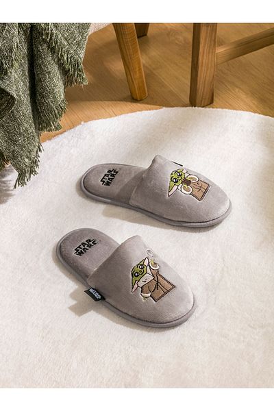 LC Waikiki Yoda Embroidered Men's House Slippers
