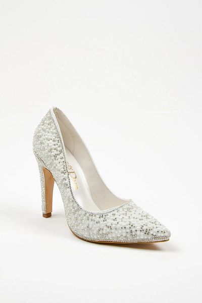 MFT AYAKKABI Women's Full Pearl Stiletto Evening Shoes