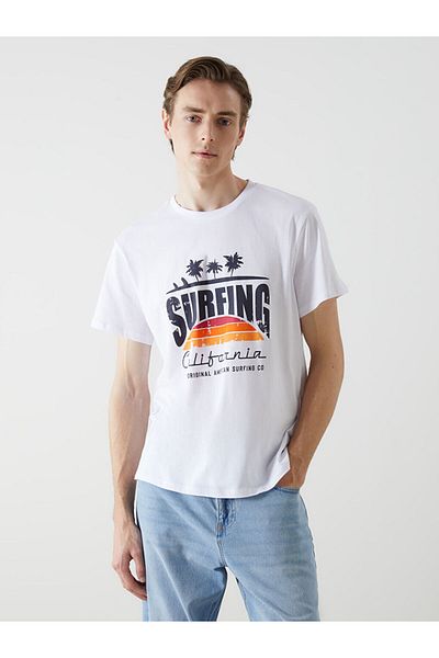 LC Waikiki Νέα σεζόν Crew Neck κοντομάνικο μπλουζάκι ανδρικό S5I566Z8