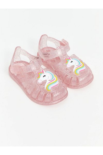 LC Waikiki New Season Velcro Baby Girl Beach Sandals - S5K096Z1