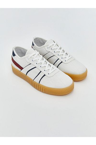 LC Waikiki Pantofi sport pentru bărbați cu șireturi albi LCW STEPS