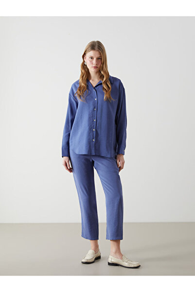 LC Waikiki Indigo Elastic Waist Women's Trousers