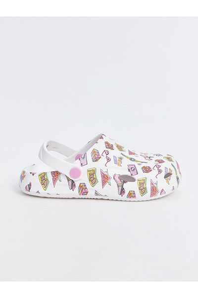 LC Waikiki New Season Printed Girl's Beach Sandals - S4Fa35Z4