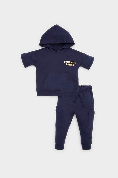 DeFacto Navy Blue Boy's Top and Bottom Suit E4911A5/Nv241