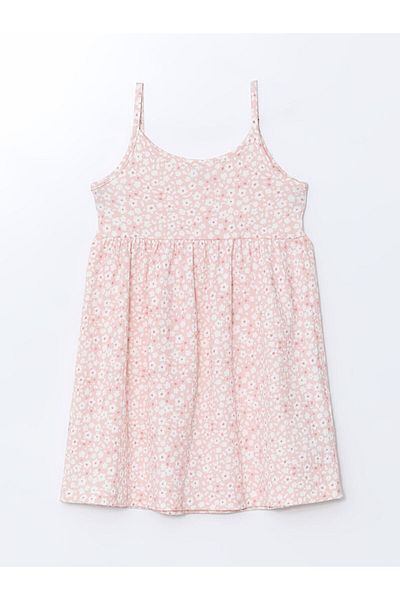 LC Waikiki New Season Square Collar Floral Girl's Dress - S5Iv75Z4