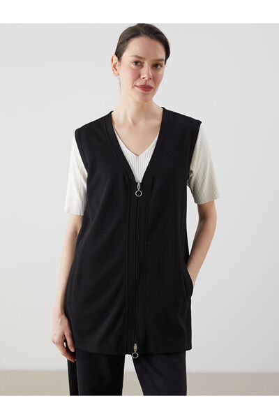 LC Waikiki سترة نسائية برقبة على شكل حرف V