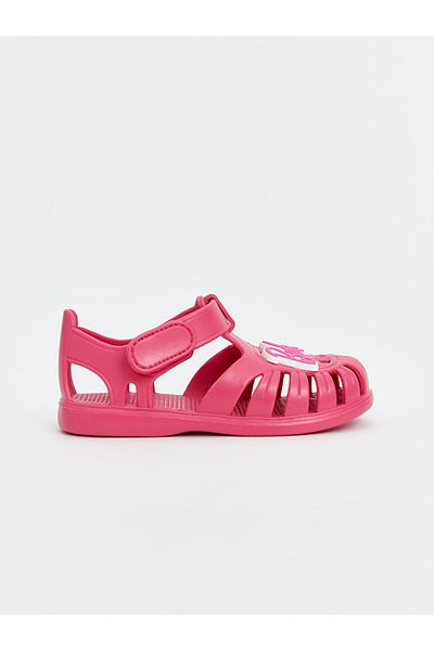 LC Waikiki New Season Barbie Printed Baby Girl Beach Sandals - S5Ih27Z1