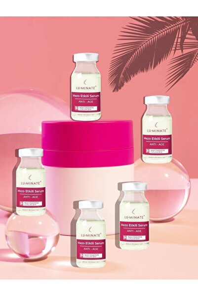 Luminate Yaşlanma Ve Kırışıklık Karşıtı Sıkılaştırıcı Serum Peptit Niasınamıd Kolajen Hyalüronik Asit 5*8 ml
