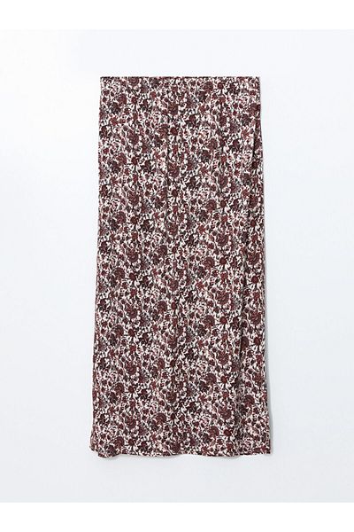 LC Waikiki LCW Patterned Women's Skirt with Elastic Waist