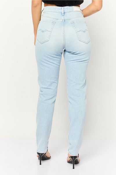Replay Women Slim Fit Wash Stretchable Denim, Light Blue