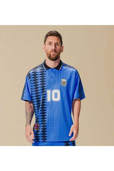 Legent Lady Lionel Messi Argentina National Team Football Jersey 5896