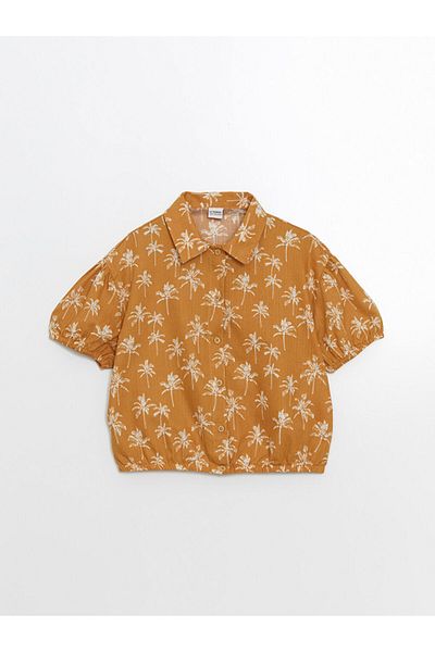 LC Waikiki Cămașă crop pentru fete cu modele de sezon nou - S5FJ03Z4