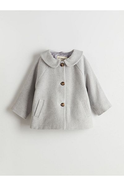 LC Waikiki Baby Collar Stitched Girl's Coat