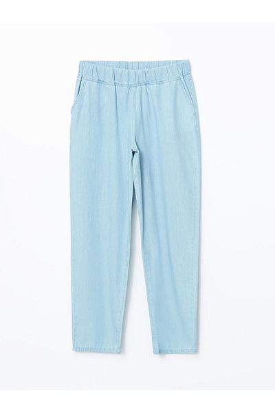 LC Waikiki Pantaloni de damă din denim cu talie elastică, sezon nou - S5LR84Z8