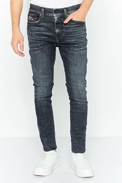 Diesel بنطلون جينز رجالي 1983 Skinny Fit قابل للتمدد، أسود