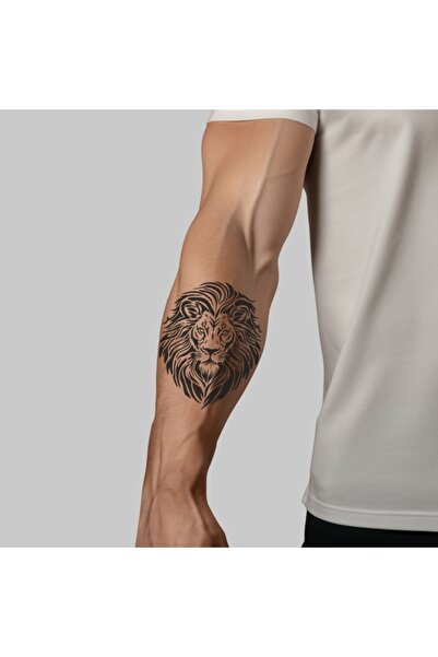 ONE SPRAY TATTOO Genç Aslan Dövme Şablonu (SPREYSİZ)